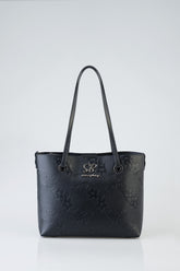Sissyboy Debossed Print Tote Bag In Black