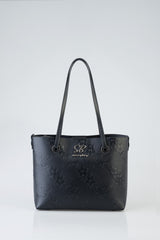 Sissyboy Debossed Print Tote Bag In Black