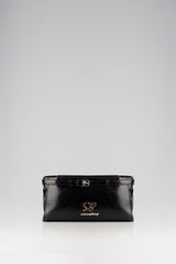 Sissyboy Ladies Black Structured Shoulder Bag