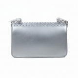 Sissy boy Bling Structured Crossbody Bag In Silver