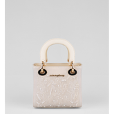 Sissyboy Emama Embroidered Mini Bag In Off White