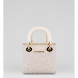 Sissyboy Emama Embroidered Mini Bag In Off White