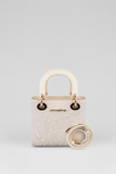 Sissyboy Emama Embroidered Mini Bag In Off White