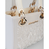 Sissyboy Emama Embroidered Mini Bag In Off White