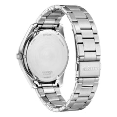 Citizen Mens Watch In Silver & Navy
