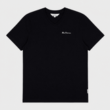 Ben Sherman Mens Essential V-Neck T-Shirt In Black