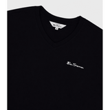 Ben Sherman Mens Essential V-Neck T-Shirt In Black