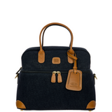 Brics Firenze Beauty Case In Black/Tan