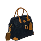 Brics Firenze Beauty Case In Black/Tan