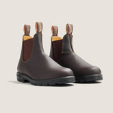 Blundstone Mens Elastic Sided Lined Boots In Walnut