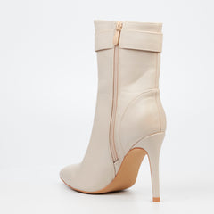 Miss Black Ladies Boss 20 Bone high heel ankle Boots