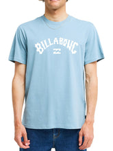 Billabong Mens Arch Wave Short Sleeves T-Shirt In Blue