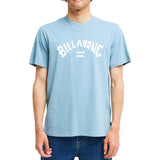 Billabong Mens Arch Wave Short Sleeves T-Shirt In Blue