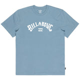 Billabong Mens Arch Wave Short Sleeves T-Shirt In Blue