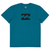 Billabong Mens Team Wave Short Sleeves T-Shirt In Blue