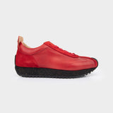 Ben Sherman Mens Henry Leather Sneakers In Red