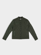 Ben Sherman Quilted Bomber Jacket In Olive