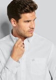 Bugatti Mens 010 Logo Shirt In White