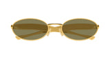 Bottega Veneta Unisex Sunglasses In Gold