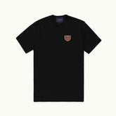 Tshepo Jeans Mens Embroidered Felt Badge T-Shirt In Black
