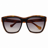 Balenciaga Cat Eye Sunglasses In Havana Tortoise