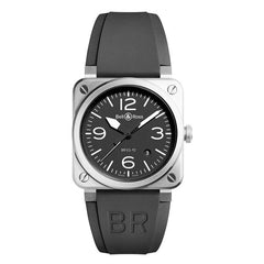 Bell & Ross Black Box Watch in Stainless Steel