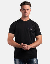 Ben Sherman Ecn003 Entry Tar Print Crew Neck Black