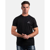 Ben Sherman Ecn003 Entry Tar Print Crew Neck Black