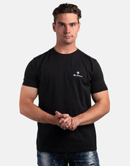 Ben Sherman Ecn003 Entry Tar Print Crew Neck Black