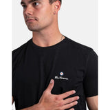 Ben Sherman Ecn003 Entry Tar Print Crew Neck Black