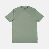 Ben Sherman Ecn003 Entry Tar Print Crew Neck Olive