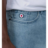 Ben Sherman Mens Target Turn Up Slim Fit Light Blue Jeans