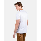 Ben Sherman Ecn003 Entry Tar Print Crew Neck White