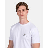 Ben Sherman Ecn003 Entry Tar Print Crew Neck White