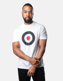 Ben Sherman Mens White Target T-Shirt