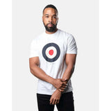 Ben Sherman Mens White Target T-Shirt