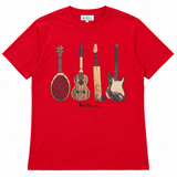 Ben Sherman Jumble Guitar T-Shirt In Red