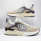 Bikkembergs 19125 Mens Shoe Suede Ivory