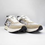 Bikkembergs 19125 Mens Shoe Suede Ivory