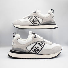 Bikkemergs 19140 Mens Shoe Suede White