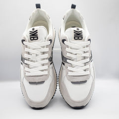 Bikkemergs 19140 Mens Shoe Suede White