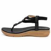 Savoy Ladies Laqkriley Sandals In Black