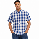 Polo Mens Ginghman Check Shirt In Navy