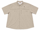 Boerboel Mens Gariep Short Sleeves Shirt In Khaki