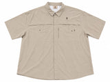 Boerboel Mens Gariep Short Sleeves Shirt In Khaki