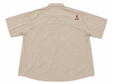 Boerboel Mens Gariep Short Sleeves Shirt In Khaki