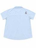Boerboel Mens Gariep Short Sleeves Shirt In Sky Blue
