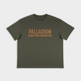 Palladium Mens Born From Innovation T-Shirt In Olive