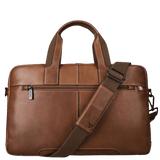 Brando James 15" Slimline Laptop Bag In Brown