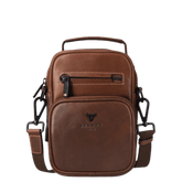 Brando James Gents Organiser with Hand In Brown